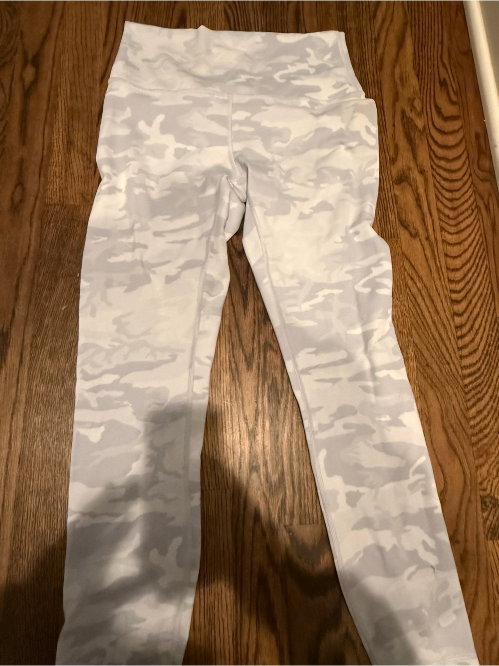 Lululemon Grey White Camo High Rise Leggings